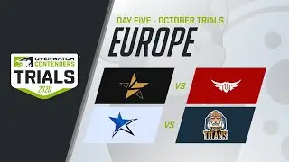 Ad Astra vs The Ultimates & Morning Stars vs Angry Titans | Overwatch Contenders Trials EMEA Day 5
