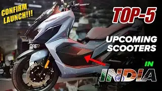 Top 5 Upcoming Scooters in India 2025 🔥 New Scooters Launch in India |  Features & Launch Dates