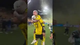 The MOMENT Columbus Crew crowned Leagues Cup Champions 🏆 #mls #celebration