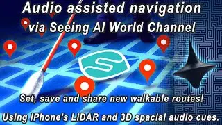 Навигация в помещении с помощью пространственного звука приложения Microsoft Seeing AI