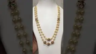 latest collectionsf of pearls jewellery#perls #vanithajewellery