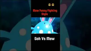 Goh vs Mew Fighting Style #shorts #pokemon