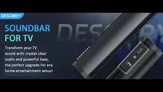 Desobry 16 inch Sound Bar for Smart TV
