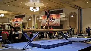 1st Place | Level 4 Gymnastics Beam Routine | Arizona Grand Invitational | Ava Rose | 1.20.24