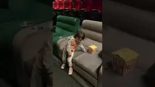 ANJA, being alone in the cinema? No, with mommy always.