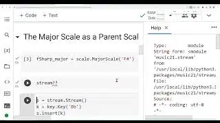 The Music Stream Python Class - Studying Music Greek Modes using Python