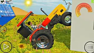Jhone Deere Tractor 🚜 Swaraj &Old Tractor Driving Game - Indian Vehicle Simulator Game 3D 🚦🚧