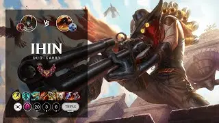 Jhin ADC vs Sivir - KR Grandmaster Patch 12.19