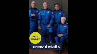 Amazon CEO Jeff Bezos' space flight via Blue Origin Rocket | Space Tourism |Crew details| #Shorts