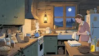 A 1920s Cottage Kitchen — Another Room Where Steam Rises Softly Beside a Mother’s Quiet Song of Love