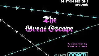 The Great Escape (PC/DOS) 1987, Denton Design