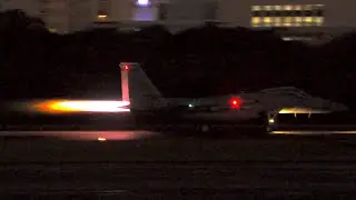 F-15C Eagles Early-Morning Launches from San Juan Airport!