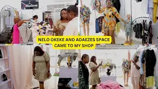 NELO OKEKE AND ADAEZE SPACE  CAME TO MY SHOP AND SPENT PLENTY MONEY
