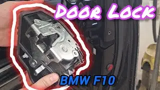 BMW F10 &ndash; Front Door Lock Removal