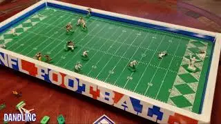 Винтажный вибрирующий футбольный матч NFL (классика 1960-х!)
