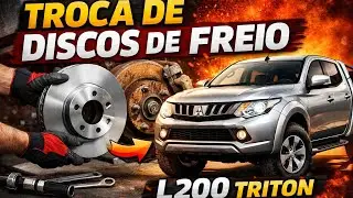 Troca de Disco + Pastilhas L200 Triton | Dica Importante! #l200triton #4x4 #mistubishi 