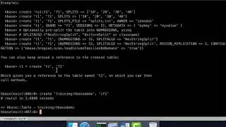 Overview of HBase Shell
