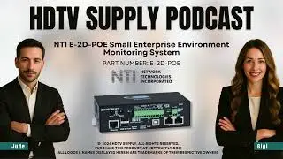 NTI E-2D-POE Small Enterprise Environment Monitoring System