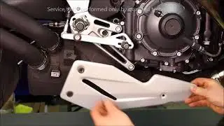 EBR 1190SX Service Manual - Bodywork - Muffler Cover Removal and Installation