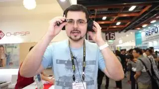 Chipsip SiME Headset mit Google Glass Display deutsch
