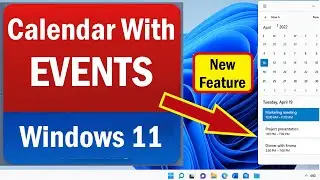 Как открыть календарь с событиями в Windows 11 без Outlook | Новая функция Windows 11