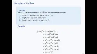 15 komplexe Zahlen Konvergenz