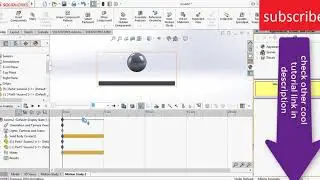 bouncing ball animation in solidworks