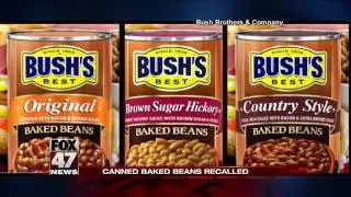 Three types of Bush's Baked Beans recalled for possible contamination