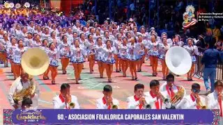 Caporales SAN VALENTIN 2025 🎺 PARADA Y VENERACION 🎶 Virgen de Candelaria🎶 PUNO PERU en VIVO