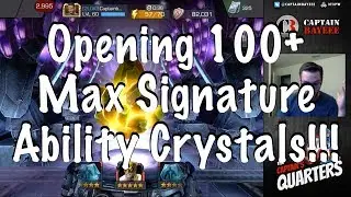 100+ Max Signature Ability Crystals!!! Marvel Contest of Champions