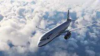 Approach and landing in into foggy Kastrup // runway 22L // A320