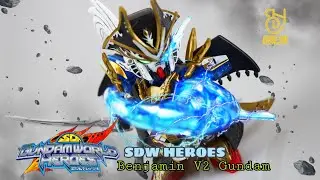 Hobby Time - SDW Heroes Benjamin V2 Gundam [Unboxing/Speed Build/Action Pose]