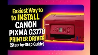 How to Install Canon PIXMA G3770 Printer Driver (Step-by-Step Guide) @BMTechnologyChannel