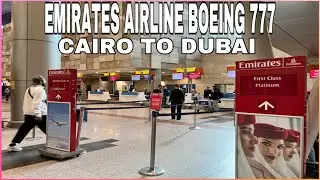 EMIRATES AIRLINE B777-200LR CAIRO TO DUBAI