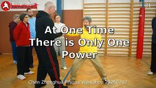 Trailer - At One Time There is Only One Power -  Master Chen Zhonghua - 2025 Prague Workshop