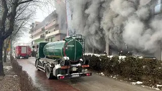 Veliki požar na pijaci Heco u Sarajevu / Konaković najavio razgovor o izmjenama Ustava BiH