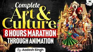 UPSC CSE 2026 | Complete Art & Culture Through Animation | StudyIQ IAS