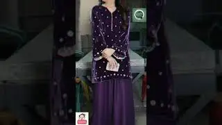 purple colour velvet dress #shorts #youtubeshorts #shortsvideo