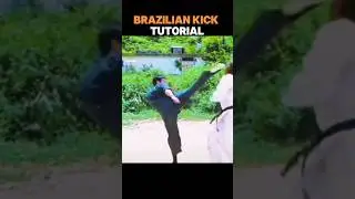 Tutorial: Brazilian kick🥋 #martialarts #mma #brucelee