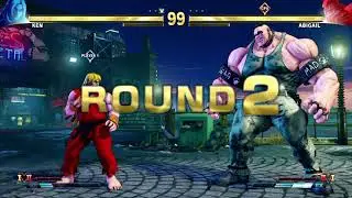 STREET FIGHTER V Ken vs Abigail