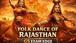 लोक नृत्य राजस्थान के | Folk Dances of Rajasthan | GS EXAM EDGE