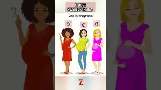 Who is Really Pregnant? #puzzleshorts #trickyriddle #trickypuzzles #amazingpuzzle #amazingriddles