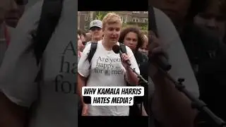 Why doesn't Kamala Harris take questions from the press? #charliekirk #kamalaharris #shorts
