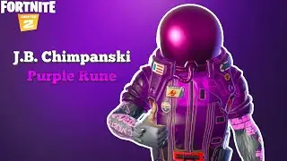 The NEW Purple Rune Style For J.B. Chimpanski!! (Fortnite)