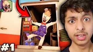 GLITCHES HELPED ME TO ESCAPE FROM ICE CREAM UNCLE 😨 || Ice Scream 1