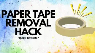 PAPER TAPE REMOVAL HACK FOR SUBLIMATION COASTER AND MOUSE PAD 