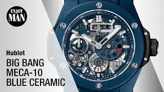 Hublot BIG BANG MECA-10 BLUE CERAMIC