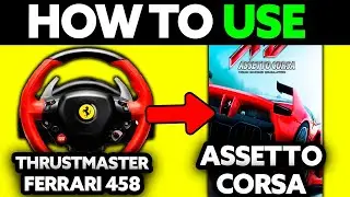 How To Use Thrustmaster Ferrari 458 Spider Racing Wheel on PC Assetto Corsa (2025) - Step by Step