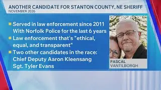 Candidate Added to Stanton County (NE) Sheriff's Race