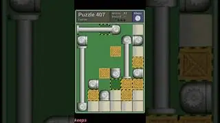 Pushing Machine (Genius) Level Puzzle 407 - Perfect Solution